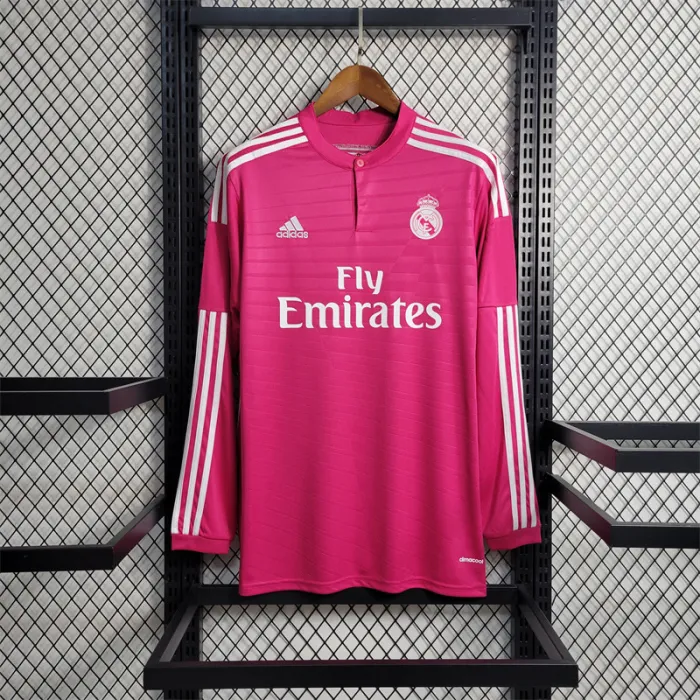 Retro Real Madrid 2014-15 Home Long Sleeves