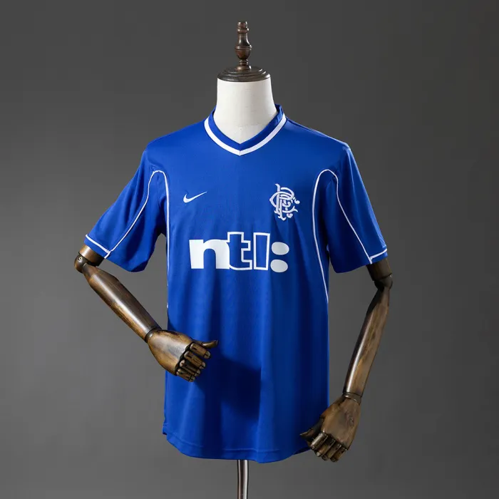 Retro 99-01 Rangers home soccer jersey
