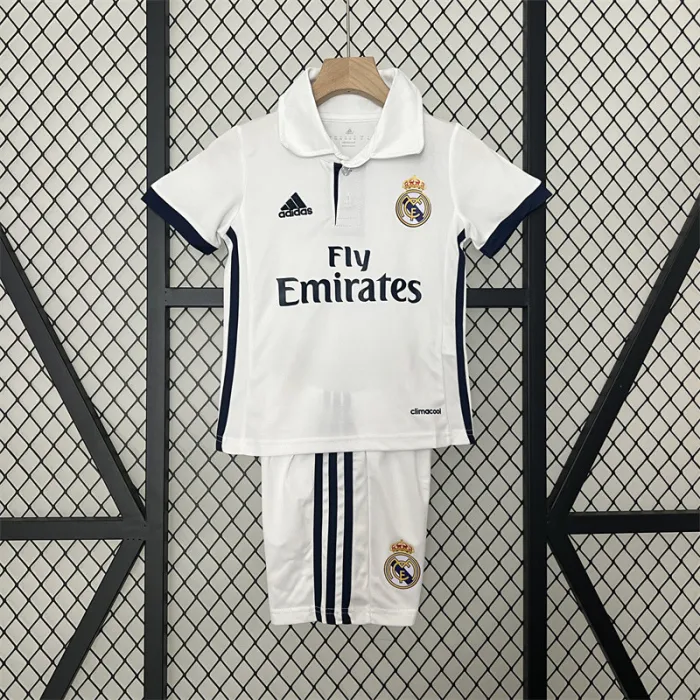 Retro Kids Real Madrid 2016-17 Home Kit
