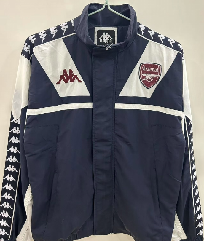 Retro 1967 Arsenal black Windbreaker Jacket