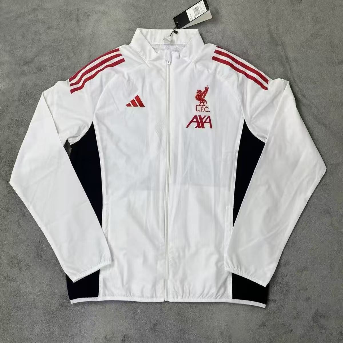 25/26 LFC white windbreaker