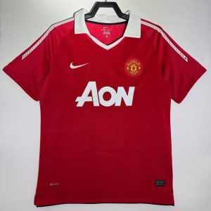 2010-11 Retro Manchester United Home Football Jersey 1:1 Thai Quality