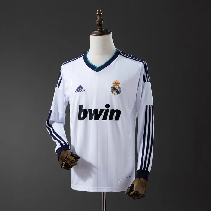 Retro Real Madrid 2012-13 Home Long Sleeves