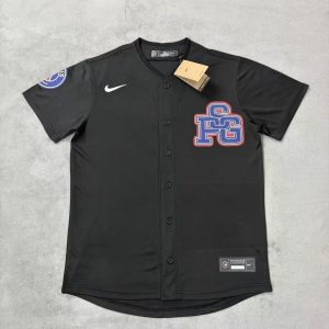 2025/26 Psg Paris Saint-Germain black Baseball T-Shirt