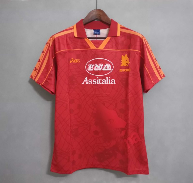 Retro 95/96 Roma Home Jersey