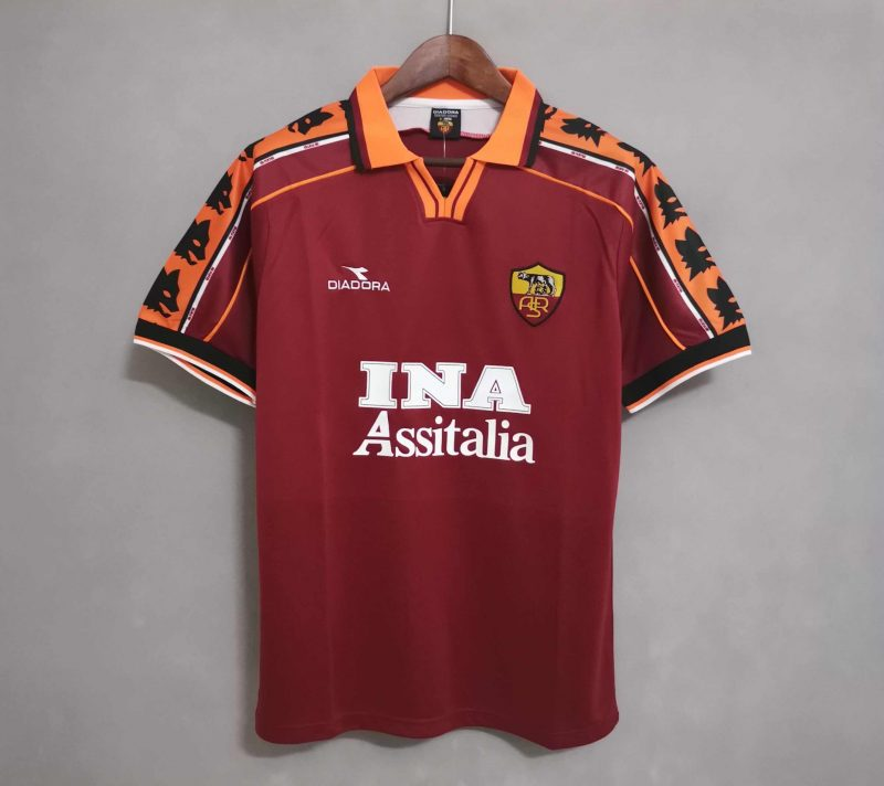 Retro 98/99 Roma Home Jersey