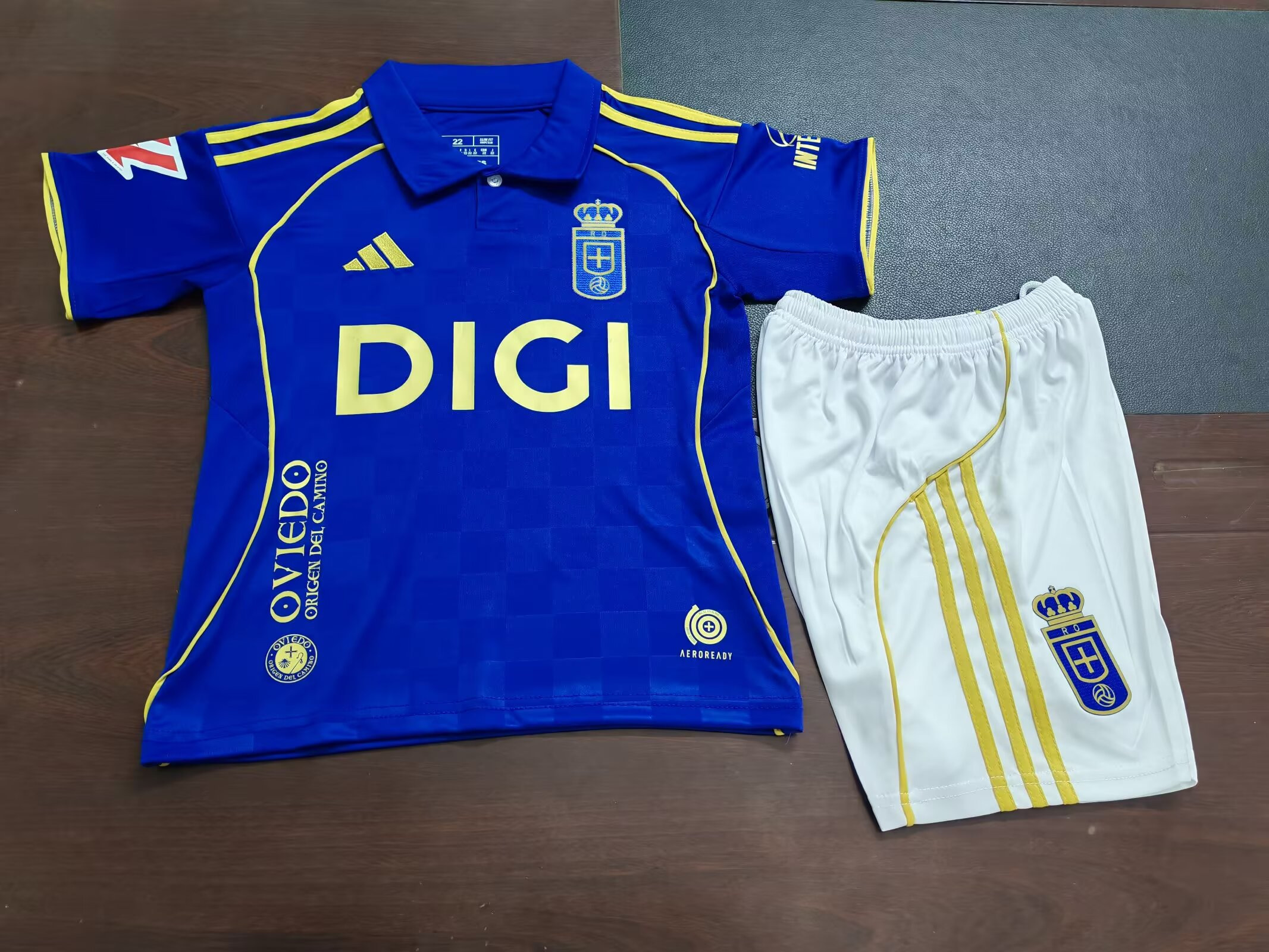 25/26 Kids Real Oviedo Home Kit 1:1 Thai quality