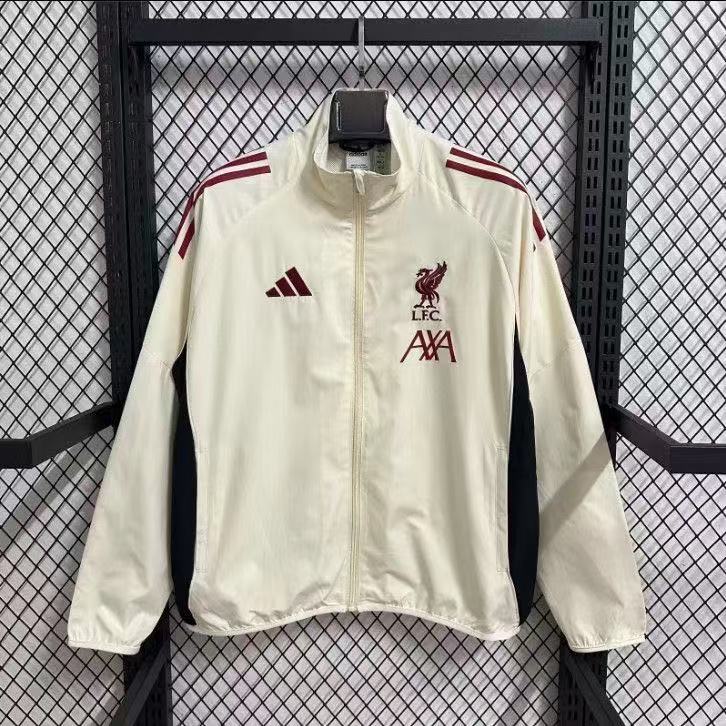 25/26 LFC off white windbreaker
