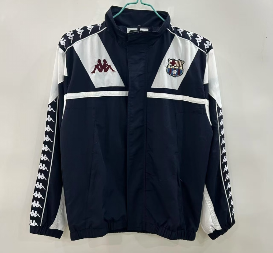 Retro 1967 Barcelona black Windbreaker Jacket
